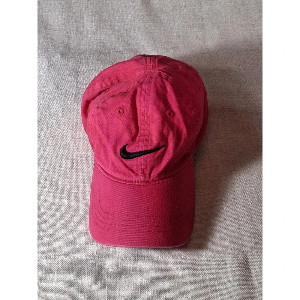 Nike Toddler Heritage86 Adjustable Hat Pink Cotton Twill Baseball Cap Swoosh